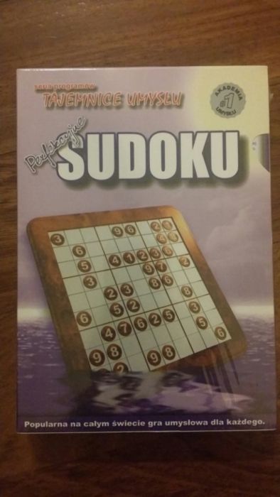 Gra na PC "Perfekcyjne sudoku" z serii Tajemnice Umysłu NOWA prezent