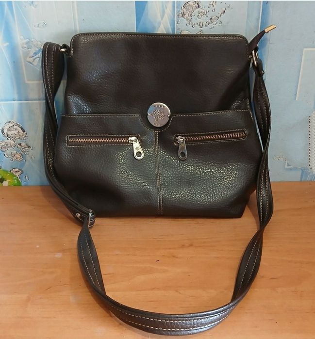 Кожаная сумка бренда Mulberry