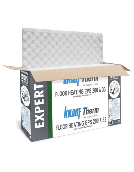 Knauf Therm Expert Floor Heating 3cm EPS200 — 3 paczki (18,5 m²) NOWE
