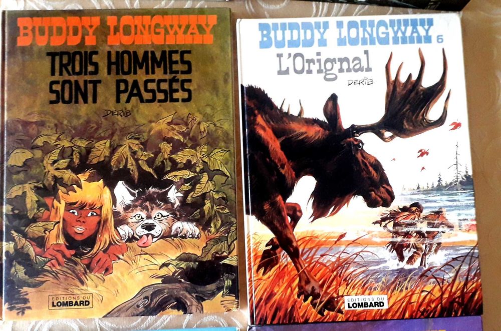Livros BD - Buddy Longway de Derib (Edição em francês)