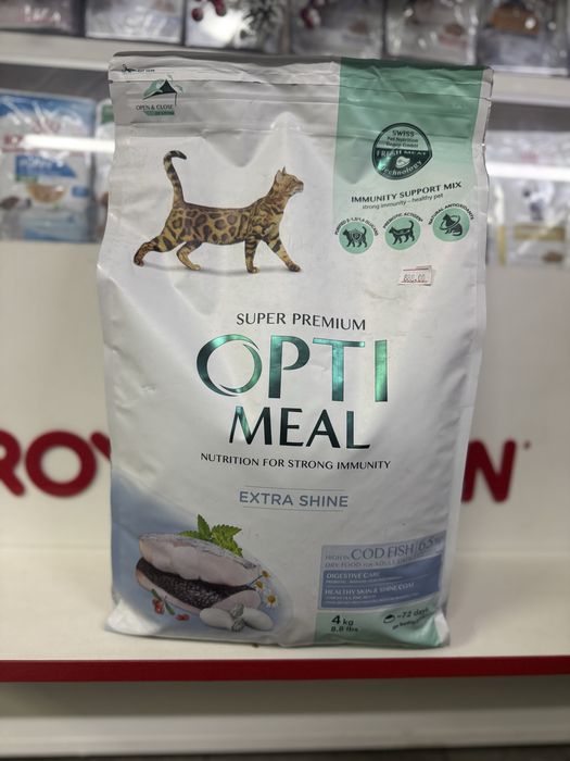 Сухий корм OptiMeal для котів 4кг