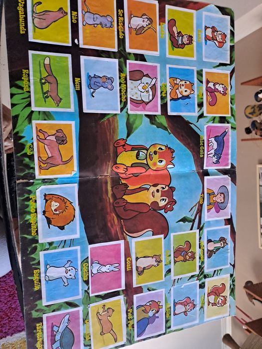 Bana e Flapi caderneta cromos