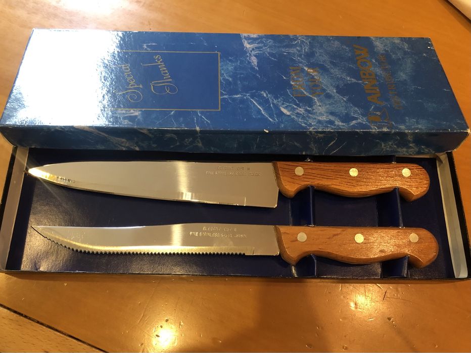 Ножи кухонные, нерж. сталь. Япония.