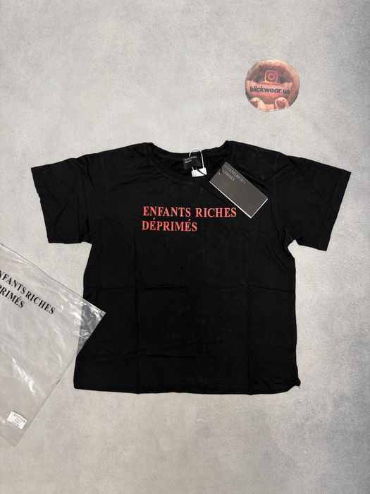 футболка Enfants Riches deprimes black red logo S M l vetements balenciaga rick owens project gr acne studios