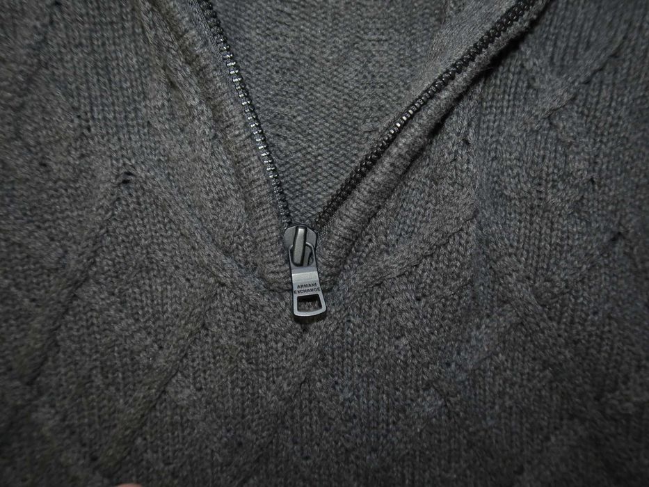 Armani sweter halfzip M/L