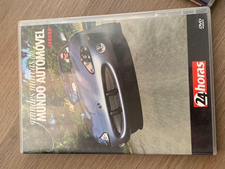 3 DVD grandes marcas mundo automóvel - jaguar, Mercedes benz e Porsche