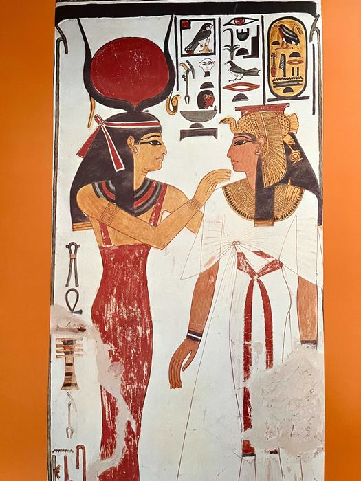 Cartaz exposição O Túmulo da Rainha Nofretari 1979 Fundação Gulbenkian