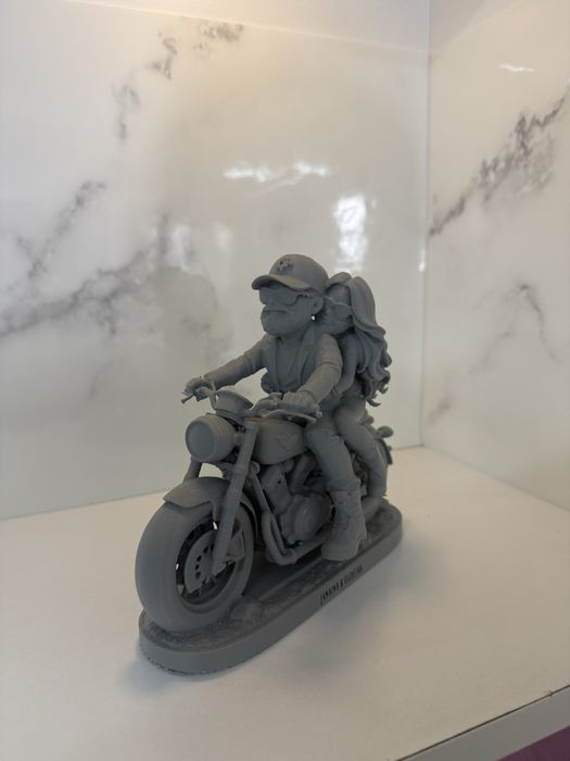 Casal de motoqueiro