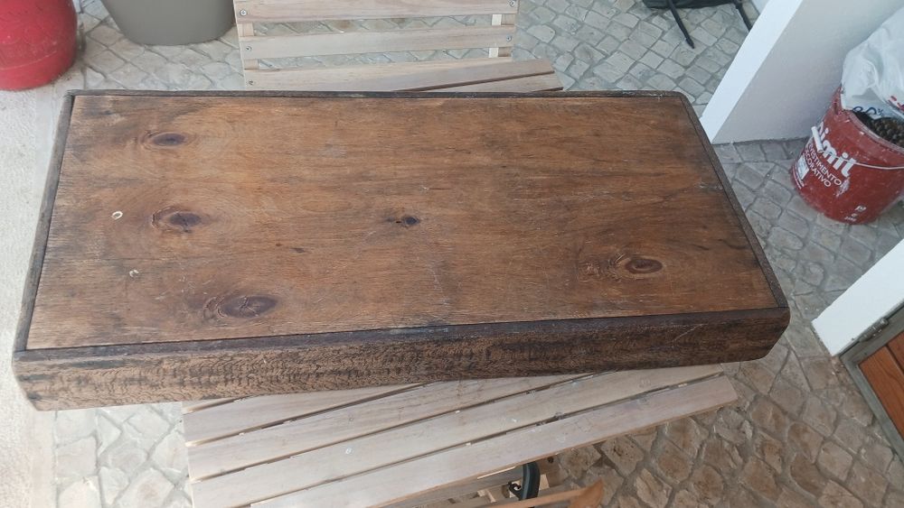 Tabuleiro antigo 74x34 cm