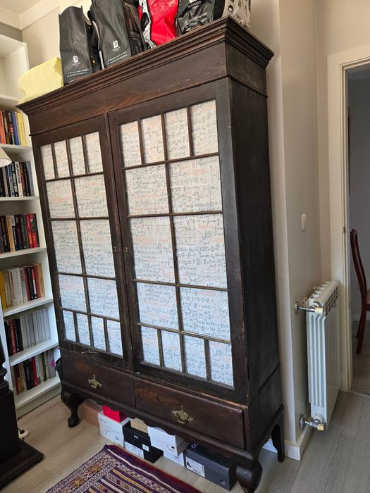 Móvel Antigo Estante Livreira ou Louceiro