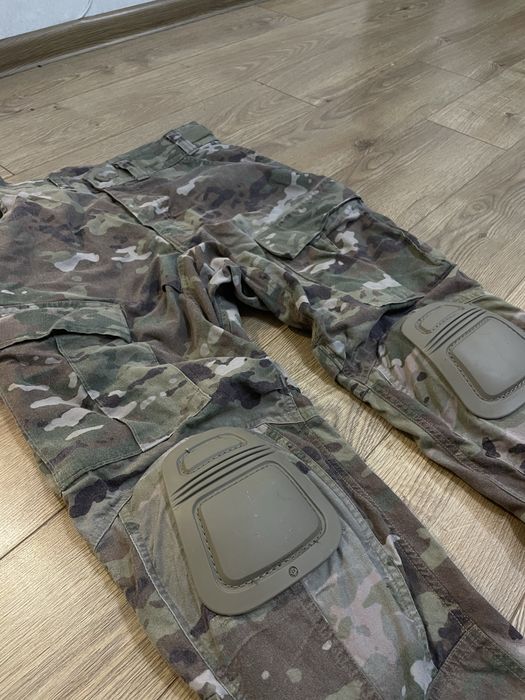 Штани бойові USA Army Combat FR Multicam S/R негорючі з наколінниками