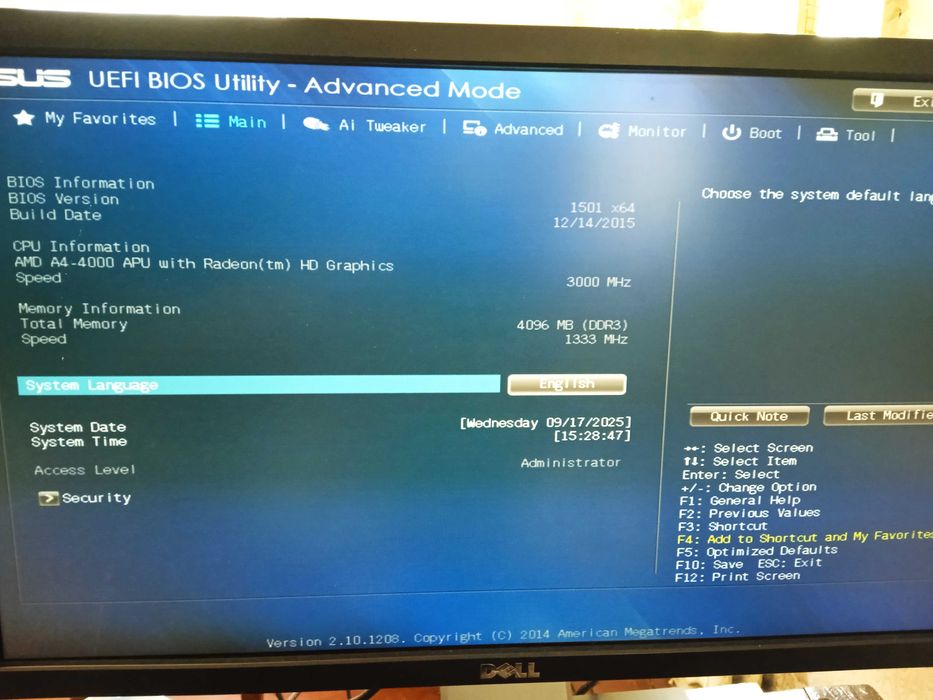 Системний блок amd a4 4000/4gb ram