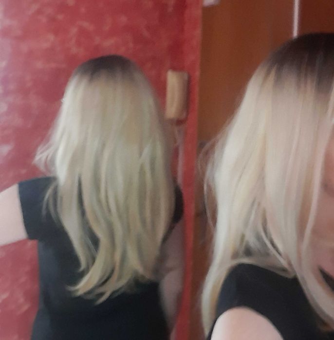 Peruka blond długa NOWA