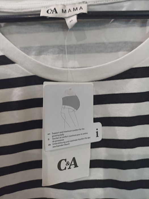 Zestaw ciążowy koszulka i spódniczka C&A