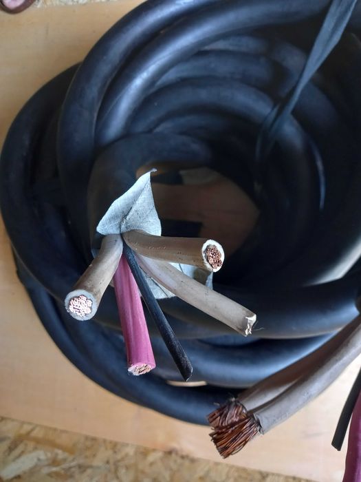 Кабель силовий 4-х жильний КРШС;  3-х жильний 3х2.5