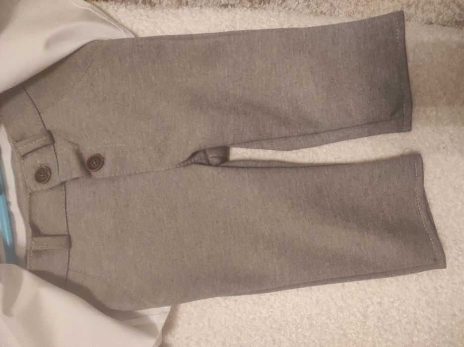 Komplet na chrzest dla chłopca r.68