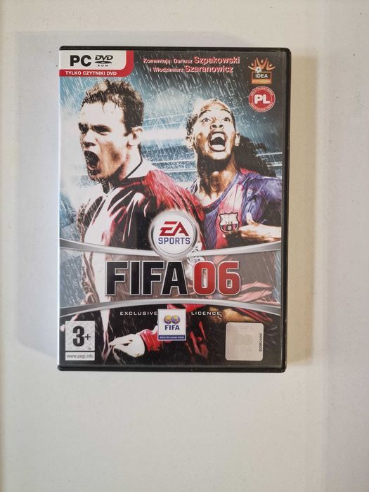 FIFA 06 PC PL – komentarz Szpakowski i Szaranowicz, pudełko DVD, EA Sports