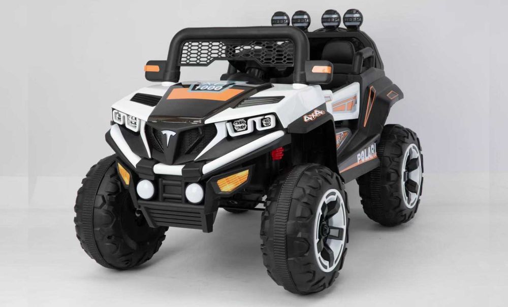 Дитячий електромобіль джип 4х4 Spoko білий / Детский электромобиль