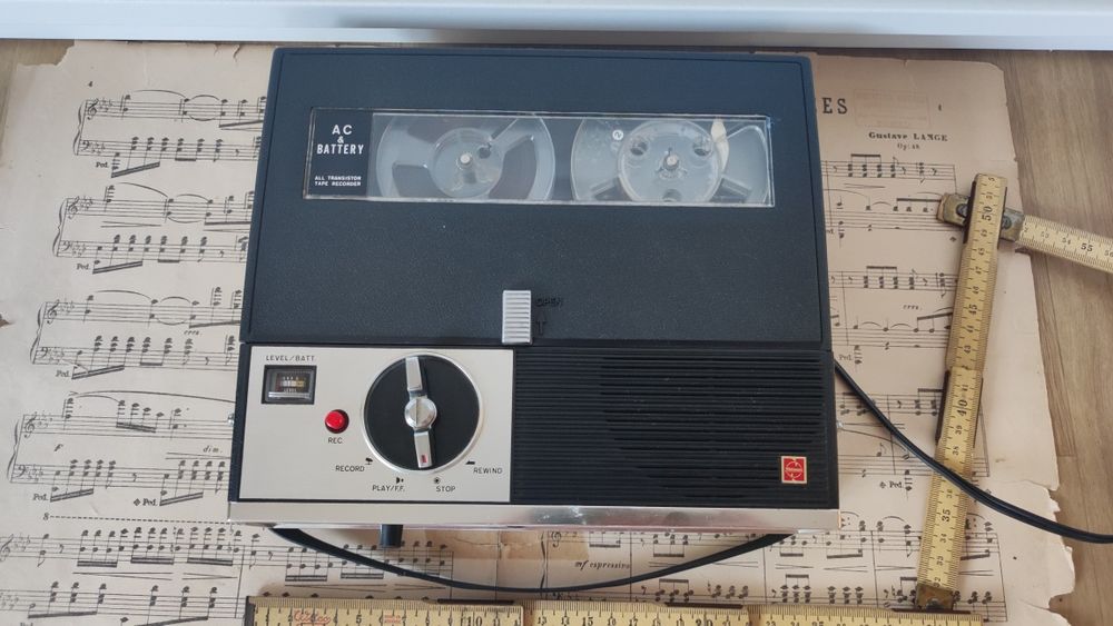 National RQ-102S Panasonic Gravador de bobines antigo