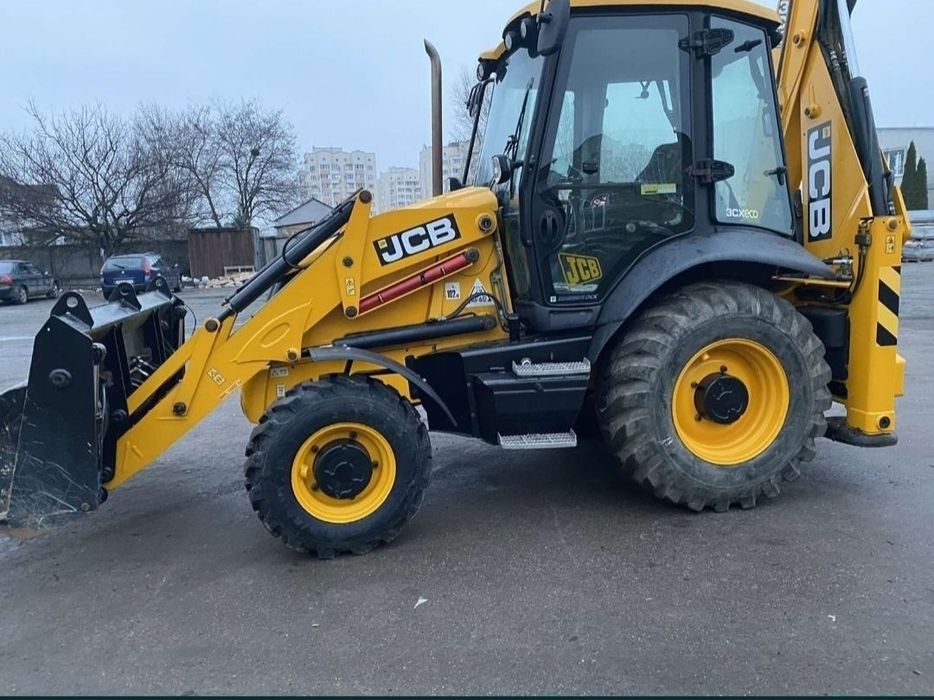 JCB 3CX, оренда екскаватора, трактор, послуги спецтехніки, камаз