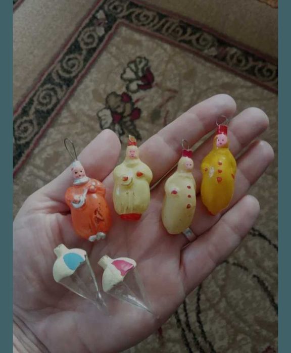 Ёлочные мини и миди игрушки.