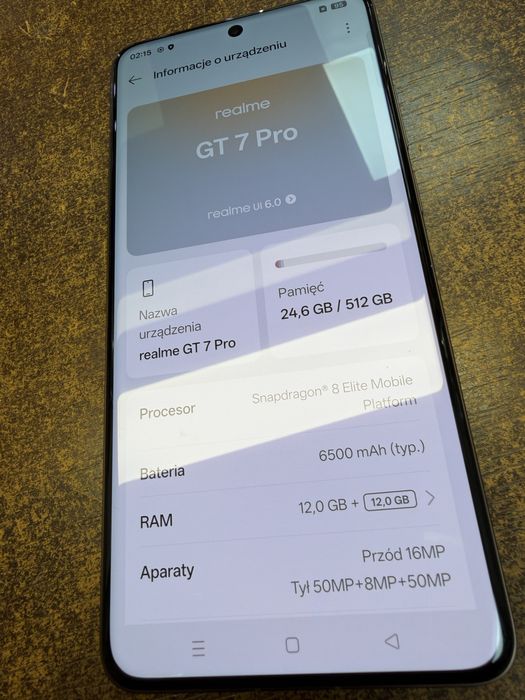 777/ jak nowy Realme GT 7 PRO 12gb/512gb