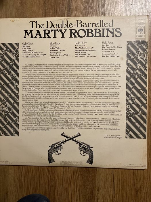 Vinil duplo Marty Robbins - the double barrelled