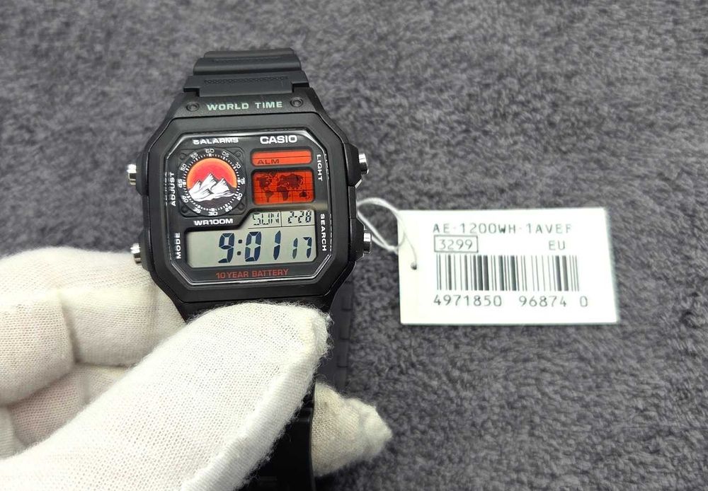 Casio Royale MOUNTAINS AE-1200WH-1A – Fabrycznie Nowy Unikat
