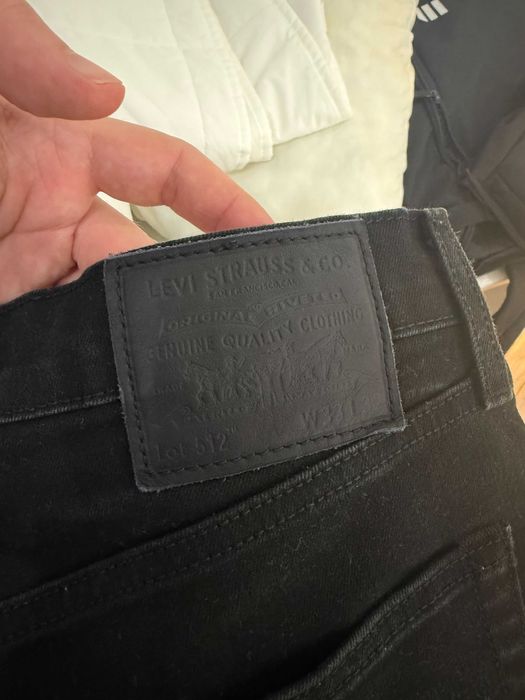 Men's Levi's 512 black jeans W33 L32