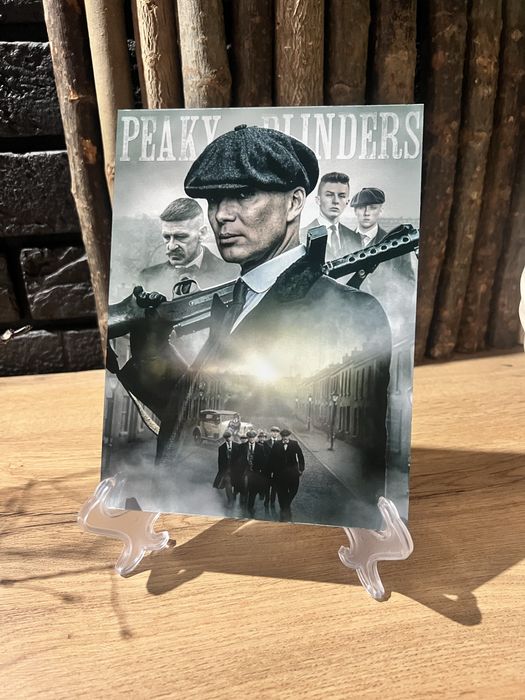 Peaky blinders. Metalowy obrazek.