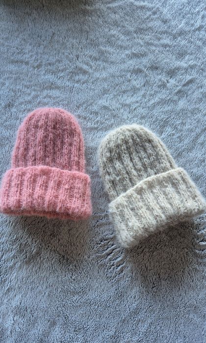 Beżowa czapka alpaka plus merino