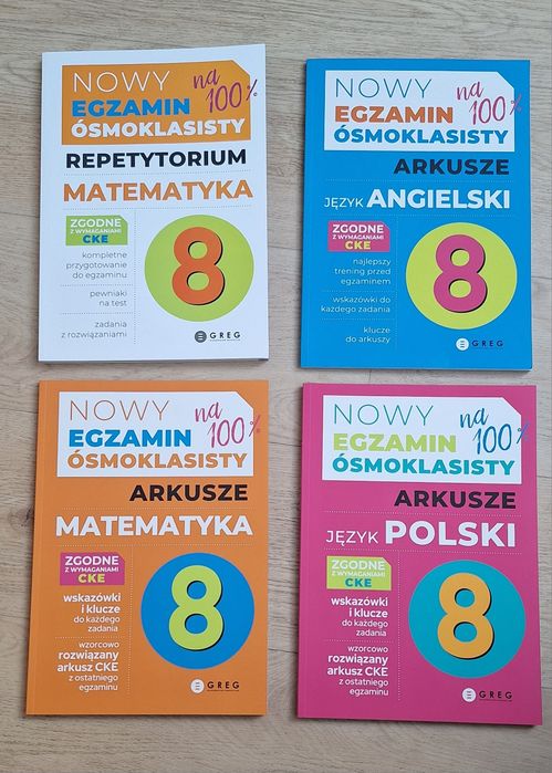 Egzamin ósmoklasisty repetytorium Matematyka + arkusze