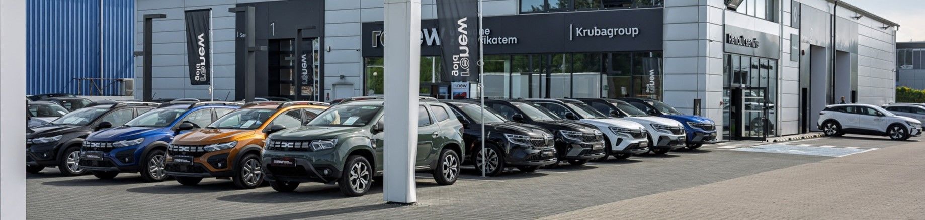 KRUBAGROUP ASO Renault i Dacia Certyfikowane auta używane wszystkich marek SKUP I ZAMIANA I LEASING top banner