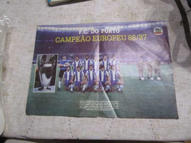 poster fcp Futebol Clube Porto campeao Europeu 198687