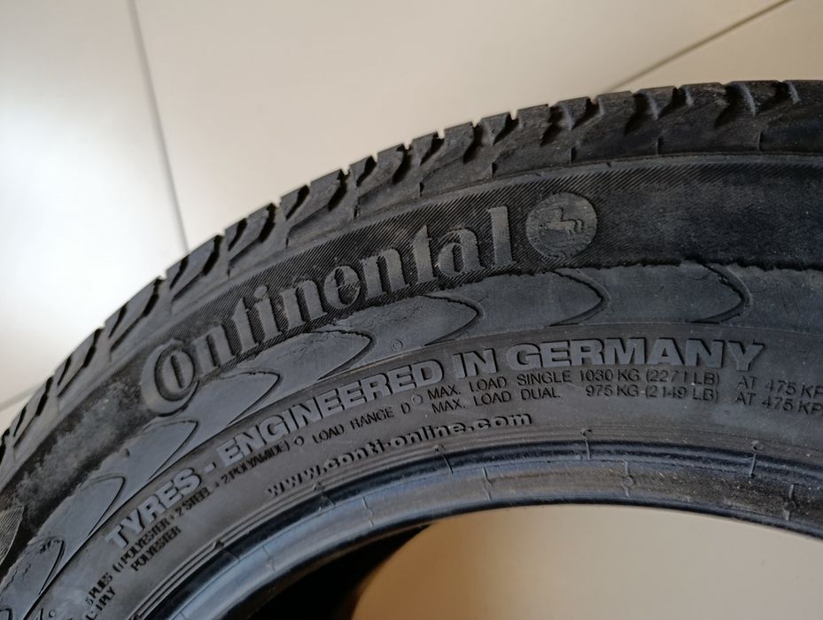 Шина (одна) б/у 215/65R16C 109/107T Continental Vanco 2
