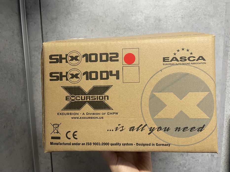 Subwoofer excursion shx10d2 GWARANCJA
