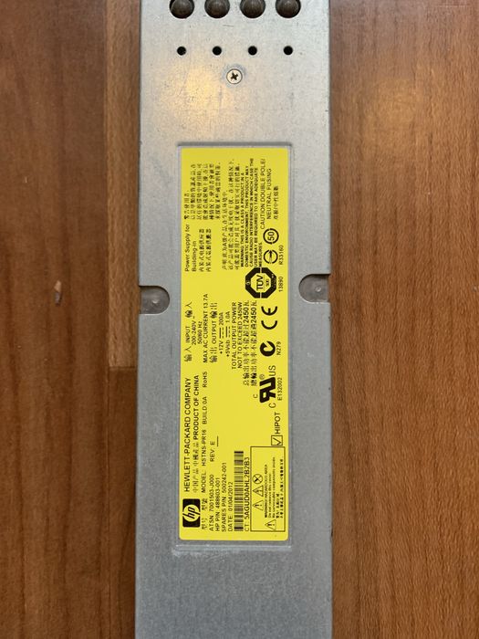 Серверный Блок Питания hp 2450w