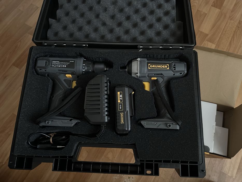 Дріль Grunder (комплект з 2-х дрілей)