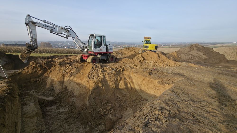 Minikoparka - Koparka -  Węgrzce, Zielonki, Bibice, Michałowice