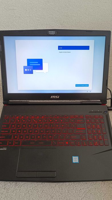 Laptop MSI GL63 8SC | Intel Core i7 | 32 GB RAM | GTX 1650 4 GB | SSD + HDD | Windows 11 Pro