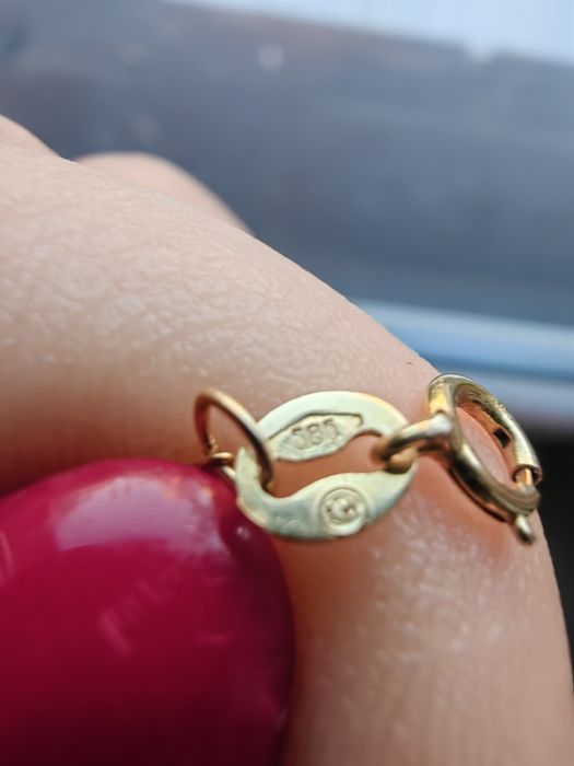 Złoty łańcuszek/celebrytka