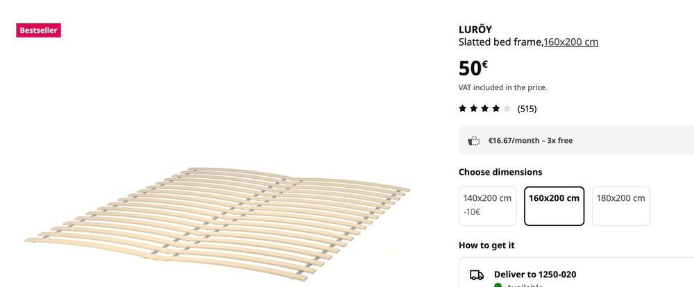 Cama completa com colchão
