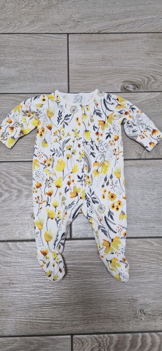 Next pajac pajacyk śpiochy śpioszki kwiaty kwiatki