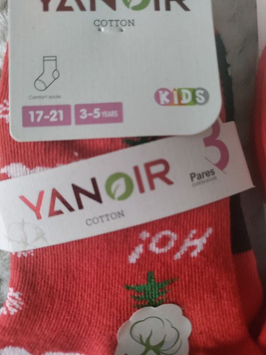 Meias para crianças de algodão