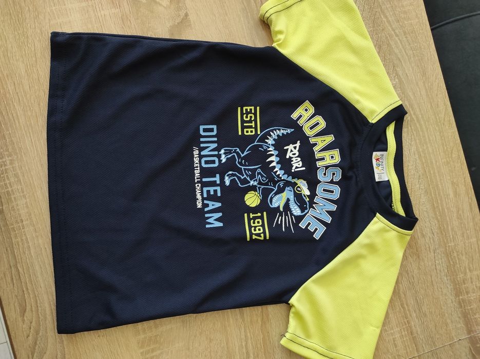 T-shirt dla chłopca Dinozaur rozm 116/5 lat
