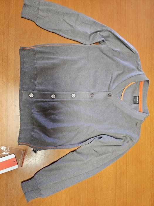 Casaco menino cinzento tam. 5 e 7 anos 1 de cada novos com etiqueta