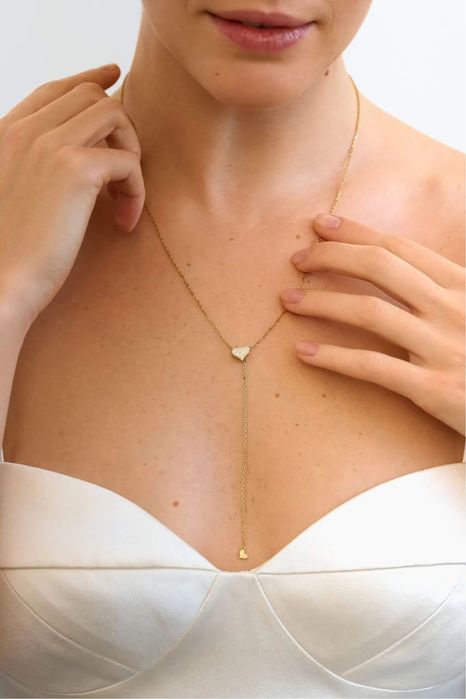 guzema сережки підвіс браслет серце сердце прикраса срібло позолота