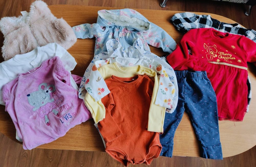 Mega paka ubrań rozmiar 74 różne firmy