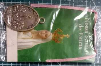 Medalhas nossa Srª Fátima + Papa