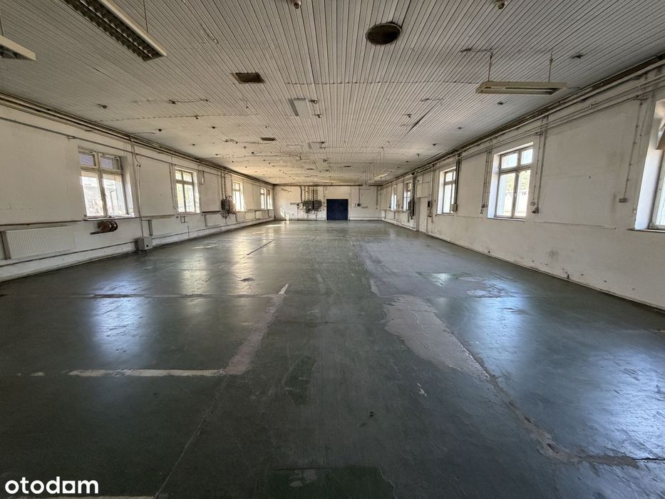 Hala Produkcyjno–Magazynowa 504 M² + Plac 800 M² | Trafo 630 Kva